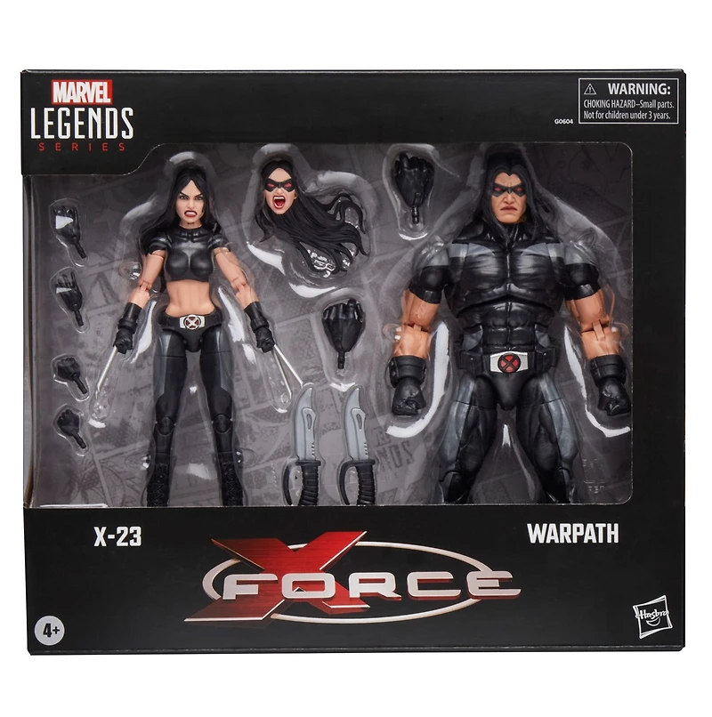 Marvel Legends Series X-Force X-23 et Warpath 