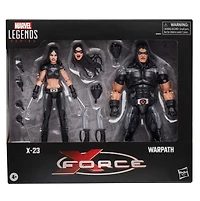 Marvel Legends Series X-Force X-23 et Warpath 