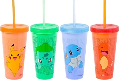 Pokemon Tumblers  4 Pack 