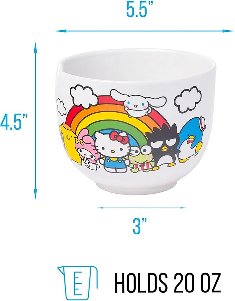 Bol de ramen Hello Kitty et ses amis de Sanrio 