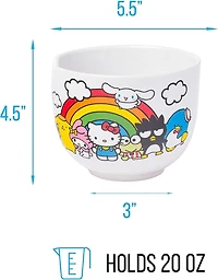 Bol de ramen Hello Kitty et ses amis de Sanrio 