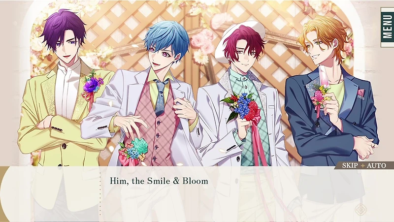 Him, the Smile and bloom