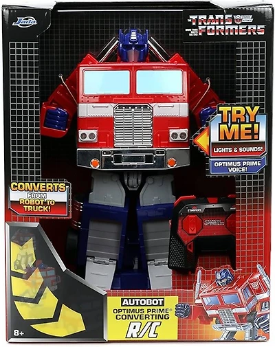 Transformers Optimus Prime Converting Rc 