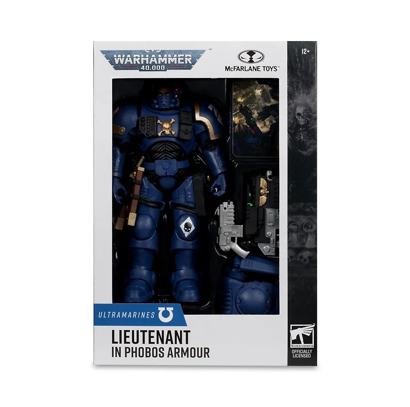 Warhammer 40,000 Lieutenant in Phobos Armour (Ultramarines) 7-Inch Figure  