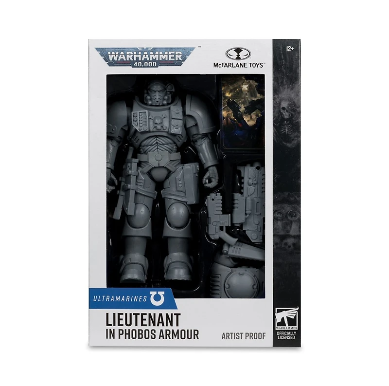 Warhammer 40,000 Lieutenant in Phobos Armour (Ultramarines) Artist Proof 7-Inch Figure 