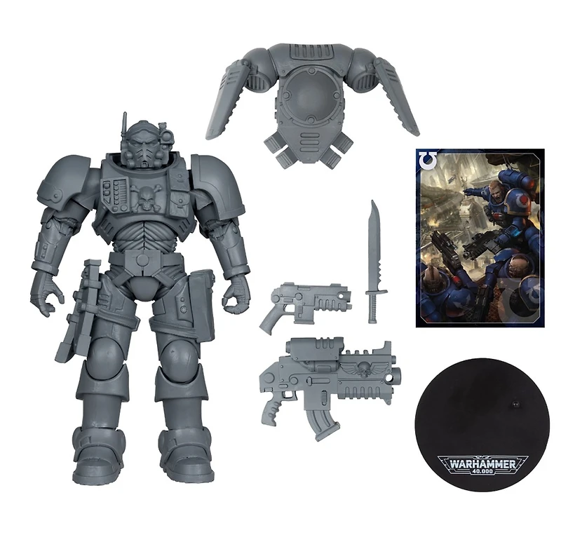 Warhammer 40,000 Lieutenant in Phobos Armour (Ultramarines) Artist Proof 7-Inch Figure