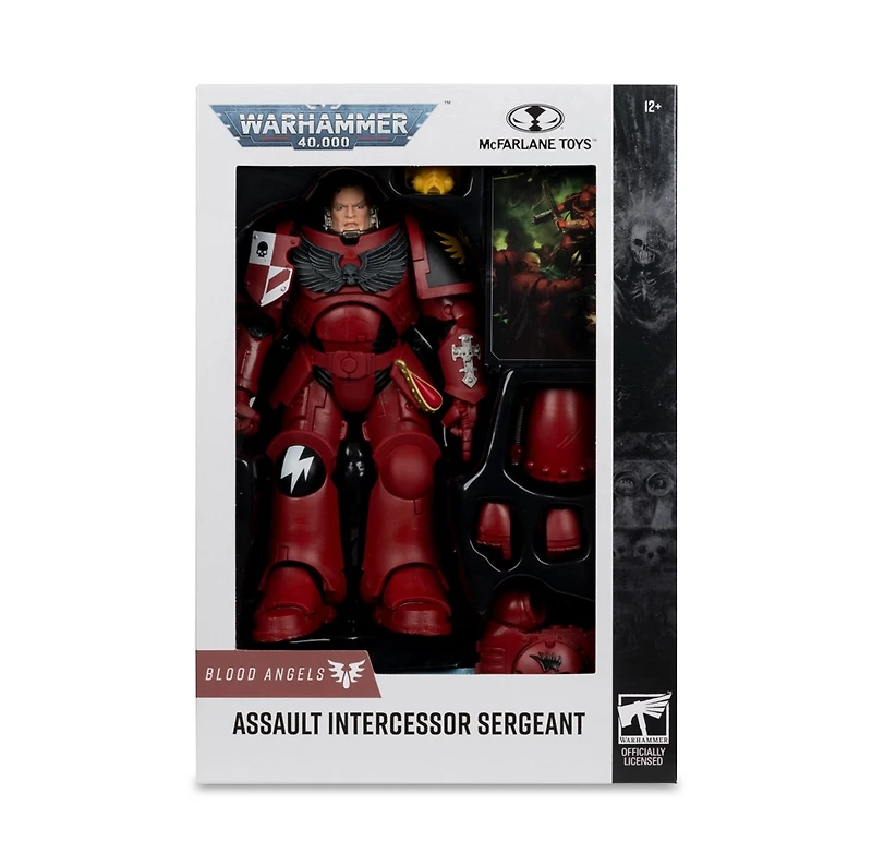 Warhammer 40,000 Assault Intercessor Sergeant (Blood Angel) 7-Inch Figure 