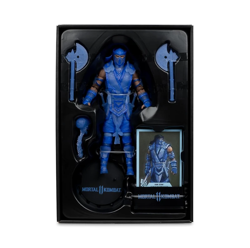 Mortal Kombat Sub-Zero Glow In The Dark Edition Gold Label 7-Inch Action Figure 