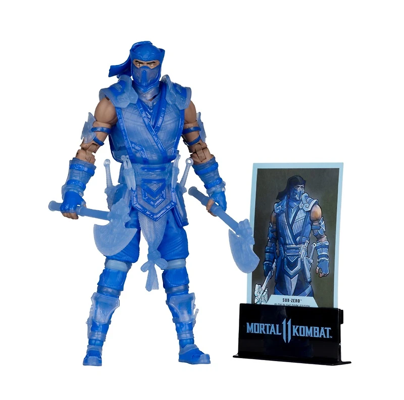 Mortal Kombat Sub-Zero Glow In The Dark Edition Gold Label 7-Inch Action Figure 