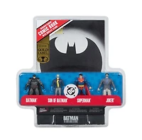 DC Direct Page Punchers 4 Pack Batman, Son of Batman, Superman & The Joker (The Dark Knight Returns) Gold Label 3-Inch Figures with Comic