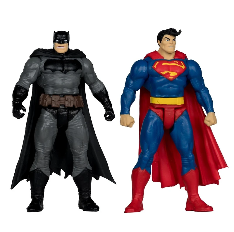 DC Direct Page Punchers 4 Pack Batman, Son of Batman, Superman & The Joker (The Dark Knight Returns) Gold Label 3-Inch Figures with Comic