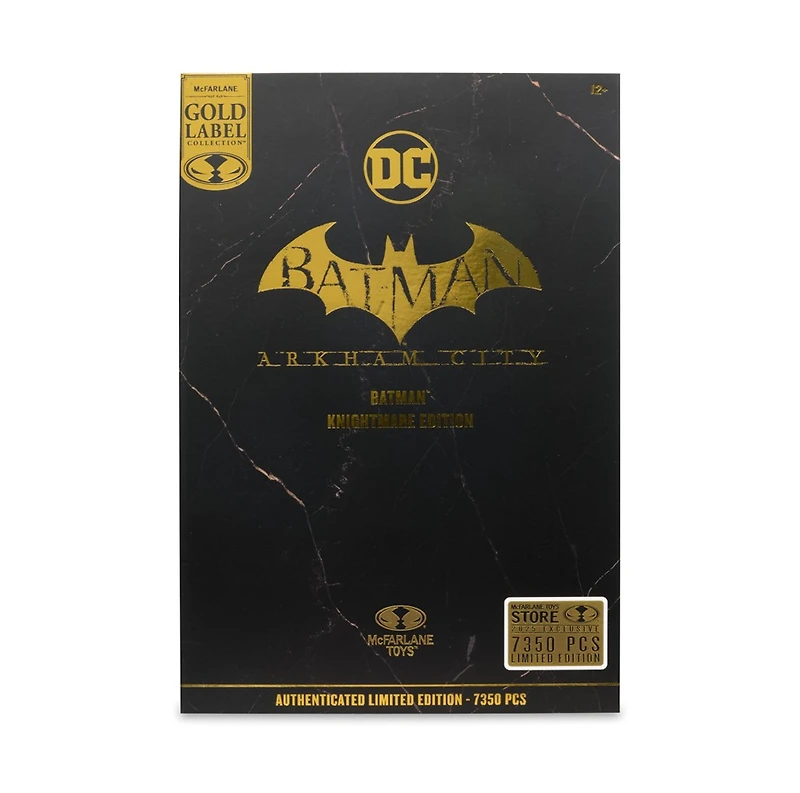 DC Multiverse Batman (Arkham City) Knightmare Edition Gold Label 7-Inch Action Figure 