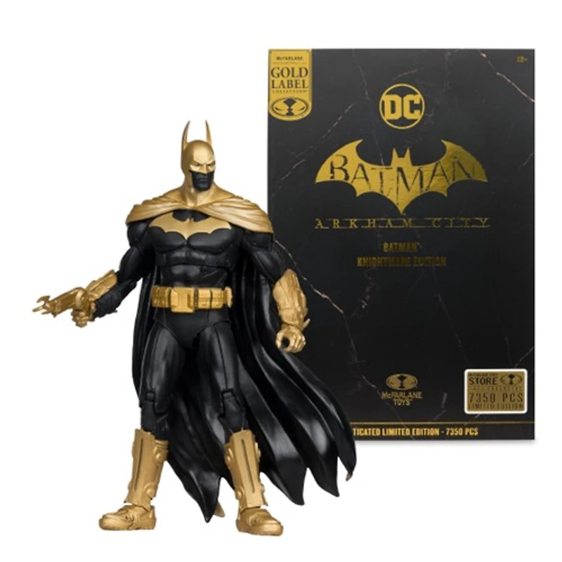 DC Multiverse Batman (Arkham City) Knightmare Edition Gold Label 7-Inch Action Figure 