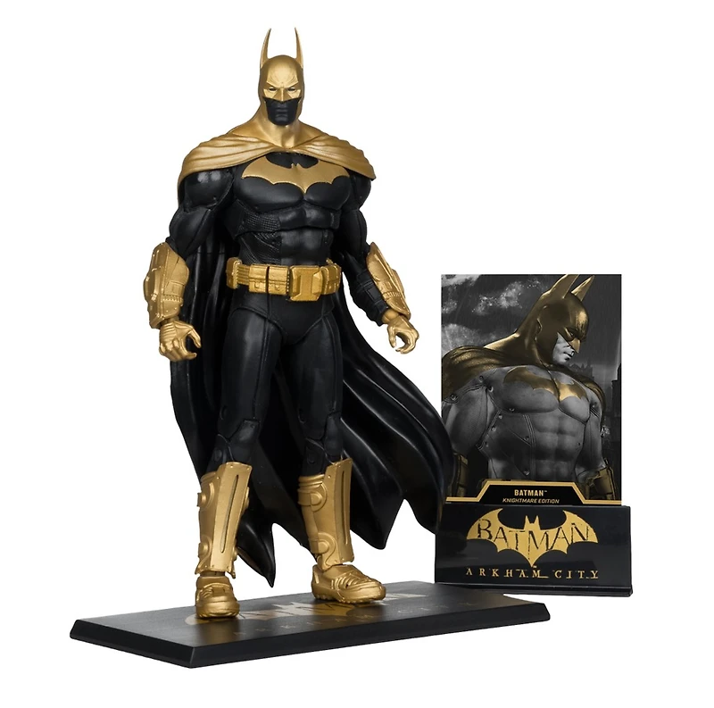 DC Multiverse Batman (Arkham City) Knightmare Edition Gold Label 7-Inch Action Figure 