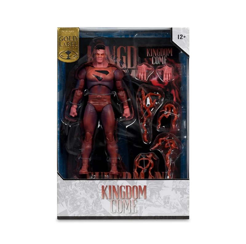 DC Multiverse Superman (Kingdom Come) Gold Label 7-Inch Action Figure McFarlane Cover Recreations 