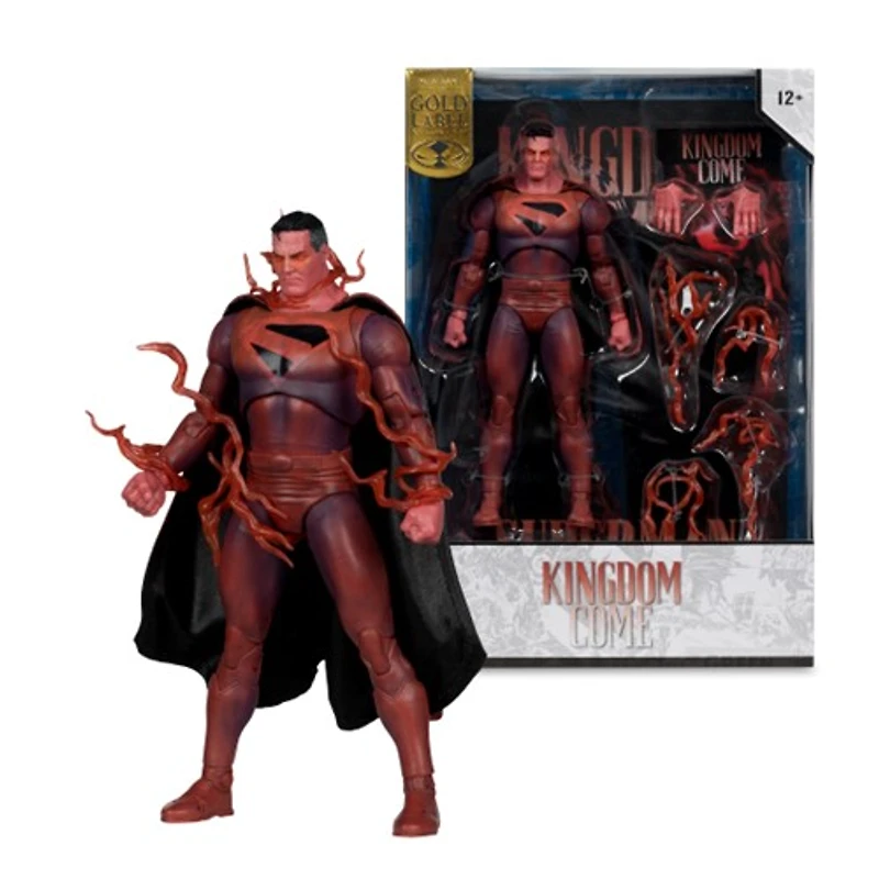 DC Multiverse Superman (Kingdom Come) Gold Label 7-Inch Action Figure McFarlane Cover Recreations 