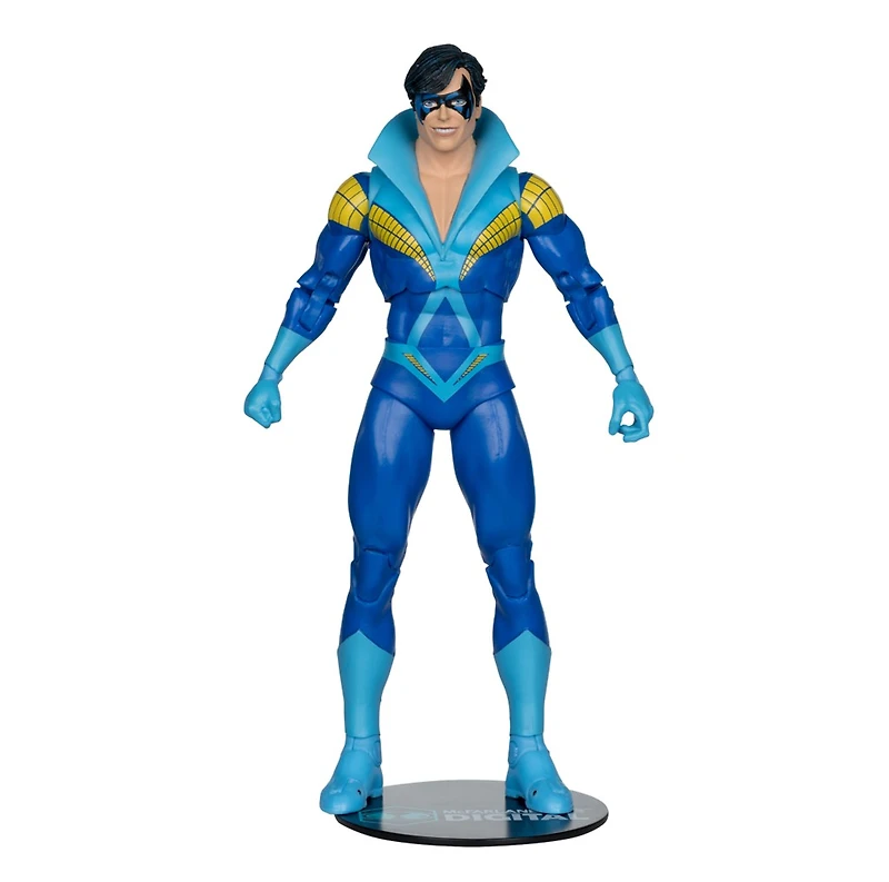 DC Direct Nightwing (Teen Titans) 7-Inch Action Figure with McFarlane Toys Digital Collectible 