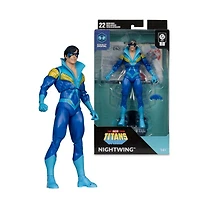 DC Direct Nightwing (Teen Titans) 7-Inch Action Figure with McFarlane Toys Digital Collectible 