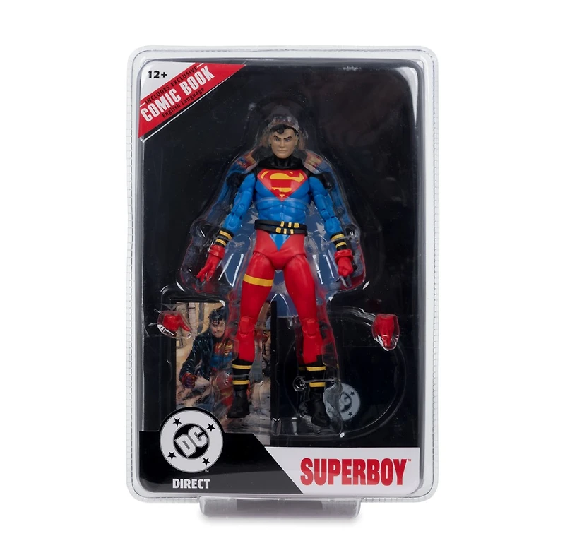DC Direct Page Punchers Superboy (Superboy #1) 7-Inch Figure with Comic 