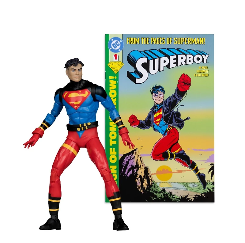 DC Direct Page Punchers Superboy (Superboy #1) 7-Inch Figure with Comic 