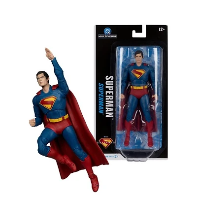 DC Multiverse Superman (Superman Movie) 7-Inch Action Figure McFarlane Toys Blister Card 