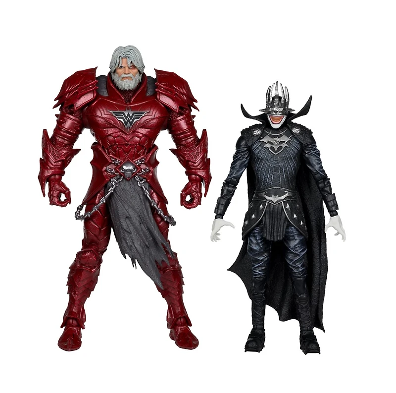 DC Multiverse Batman Who Laughs (Knight Armor) & The Merciless (Dark Multiverse) 7-Inch Figure and Mega Figure McFarlane Collector Edition 2pk #4