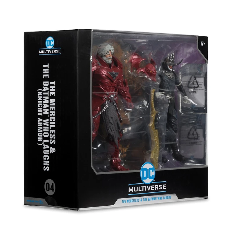 DC Multiverse Batman Who Laughs (Knight Armor) & The Merciless (Dark Multiverse) 7-Inch Figure and Mega Figure McFarlane Collector Edition 2pk #4