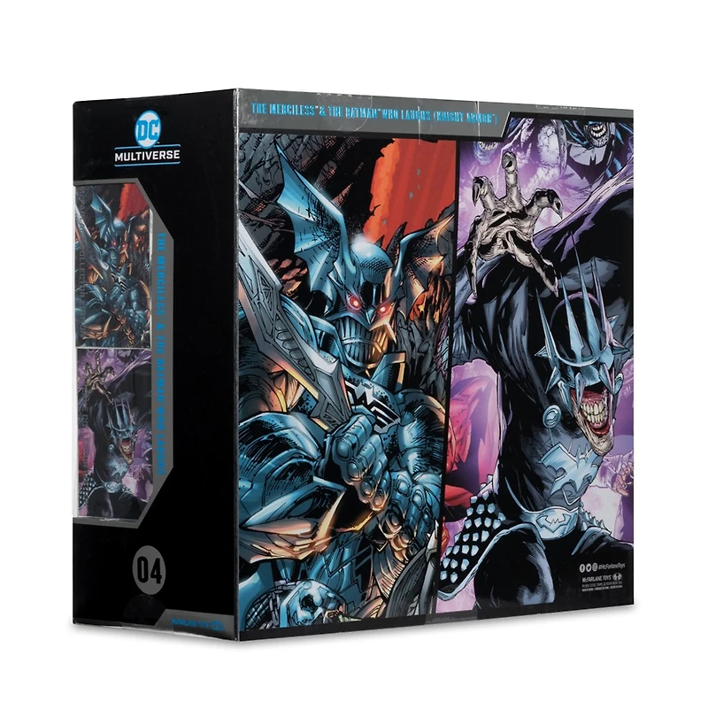 DC Multiverse Batman Who Laughs (Knight Armor) & The Merciless (Dark Multiverse) 7-Inch Figure and Mega Figure McFarlane Collector Edition 2pk #4