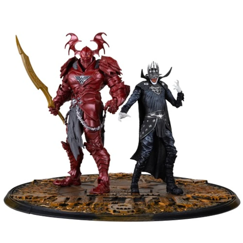 DC Multiverse Batman Who Laughs (Knight Armor) & The Merciless (Dark Multiverse) 7-Inch Figure and Mega Figure McFarlane Collector Edition 2pk #4