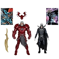 DC Multiverse Batman Who Laughs (Knight Armor) & The Merciless (Dark Multiverse) 7-Inch Figure and Mega Figure McFarlane Collector Edition 2pk #4