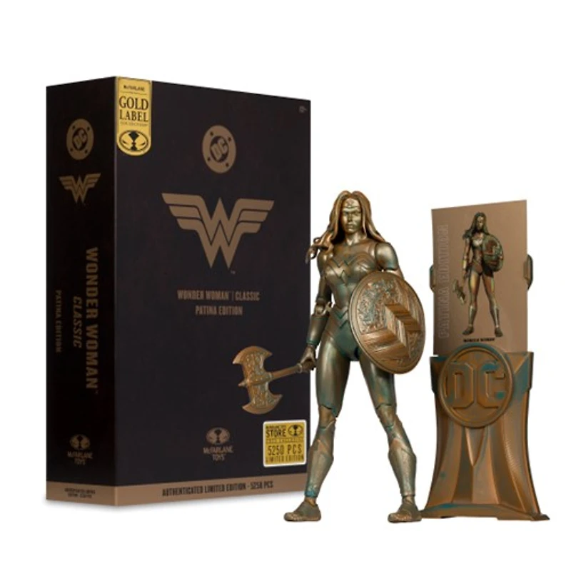 DC Multiverse Wonder Woman (Classic) Patina Edition Gold Label 7-Inch Action Figure 