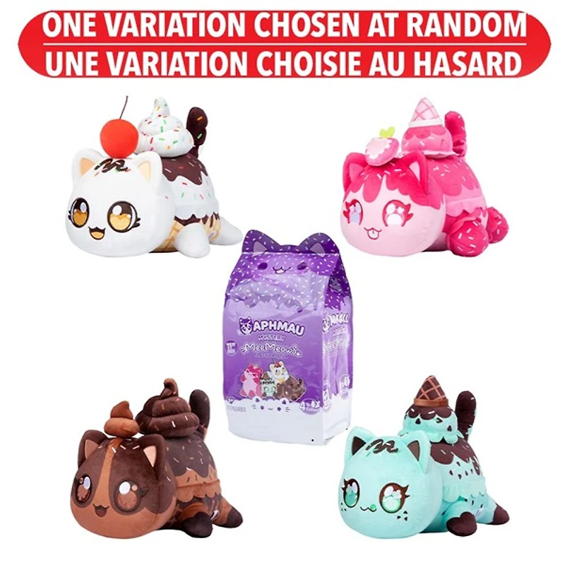 Aphmau 11” Classic Mystery Plush – Ice Cream – One Variation Chosen at Random