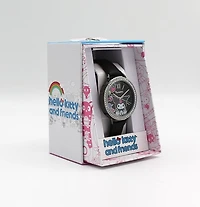 Montre analogique noire Sanrio Kuromi