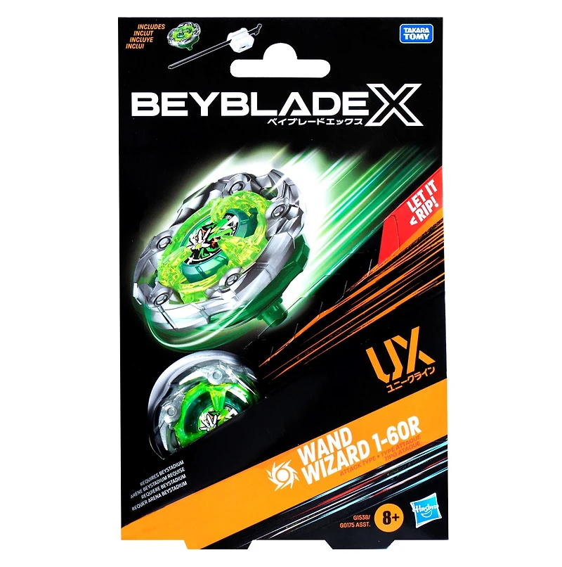 Beyblade X Wand Wizard 1-60R UX Starter Pack Set 