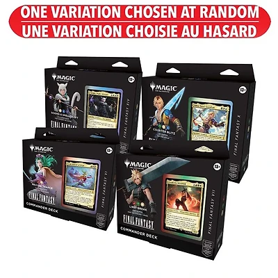 Magic: The Gathering Final Fantasy Commander Deck – One Variation Chosen at Random
