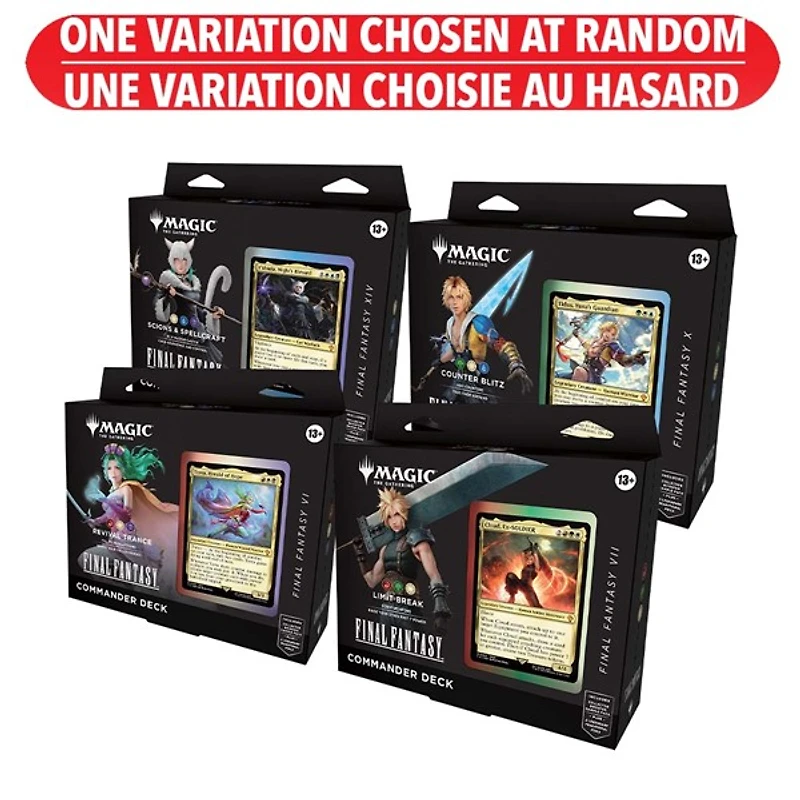 (Français) Magic: The Gathering Final Fantasy Commander Deck – Une variation choisie au hasard