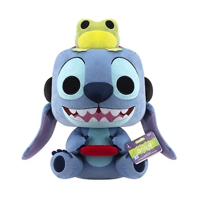 16" Gamer Stitch with Frog Mega Plush 