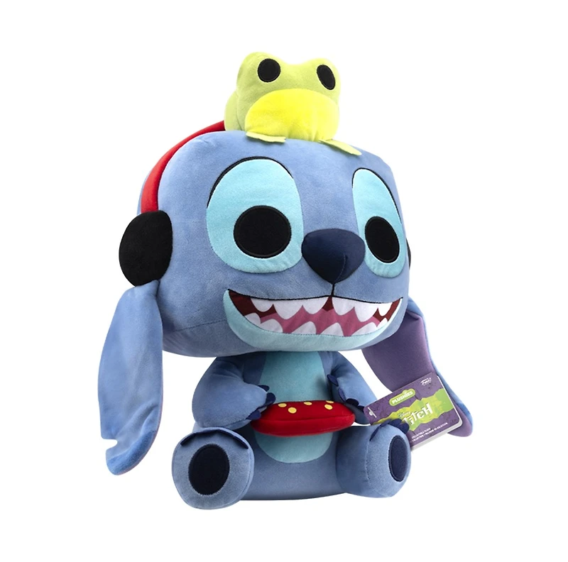 16" Gamer Stitch with Frog Mega Plush