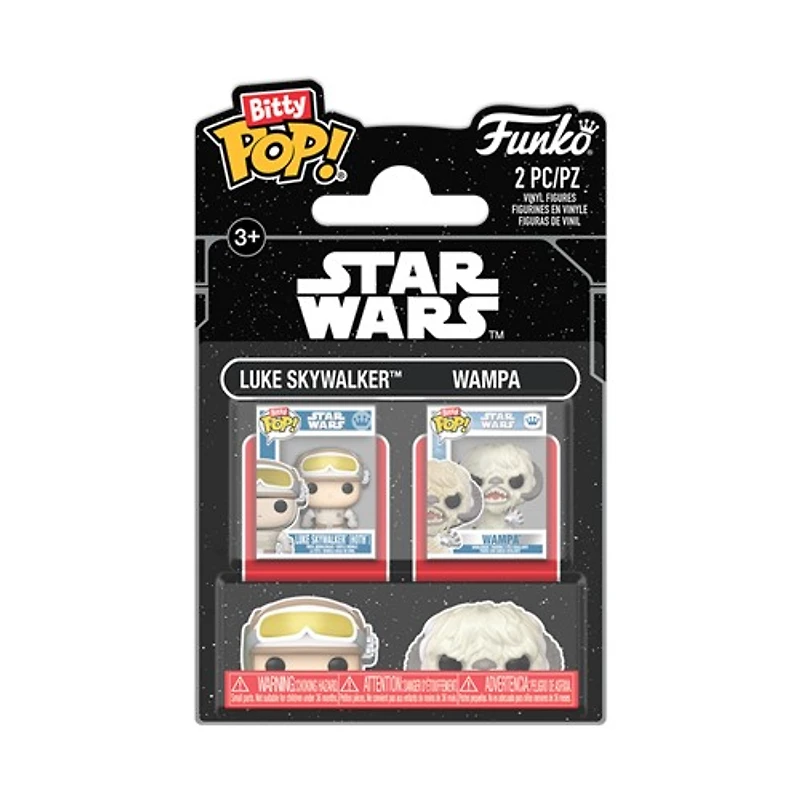 Bitty POP! Luke Skywalker & Wampa 2-Pack 