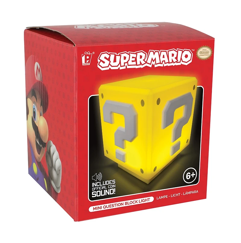 Mini bloc de questions lumineux Super Mario