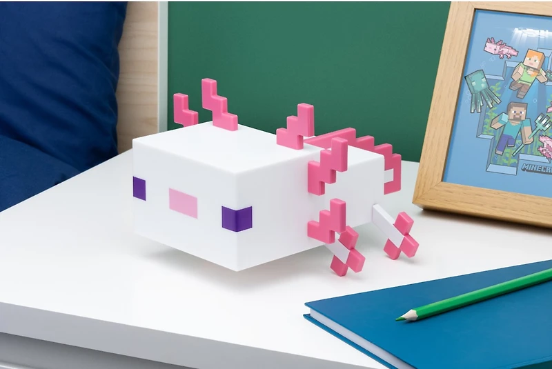 Lumière Axolotl Minecraft