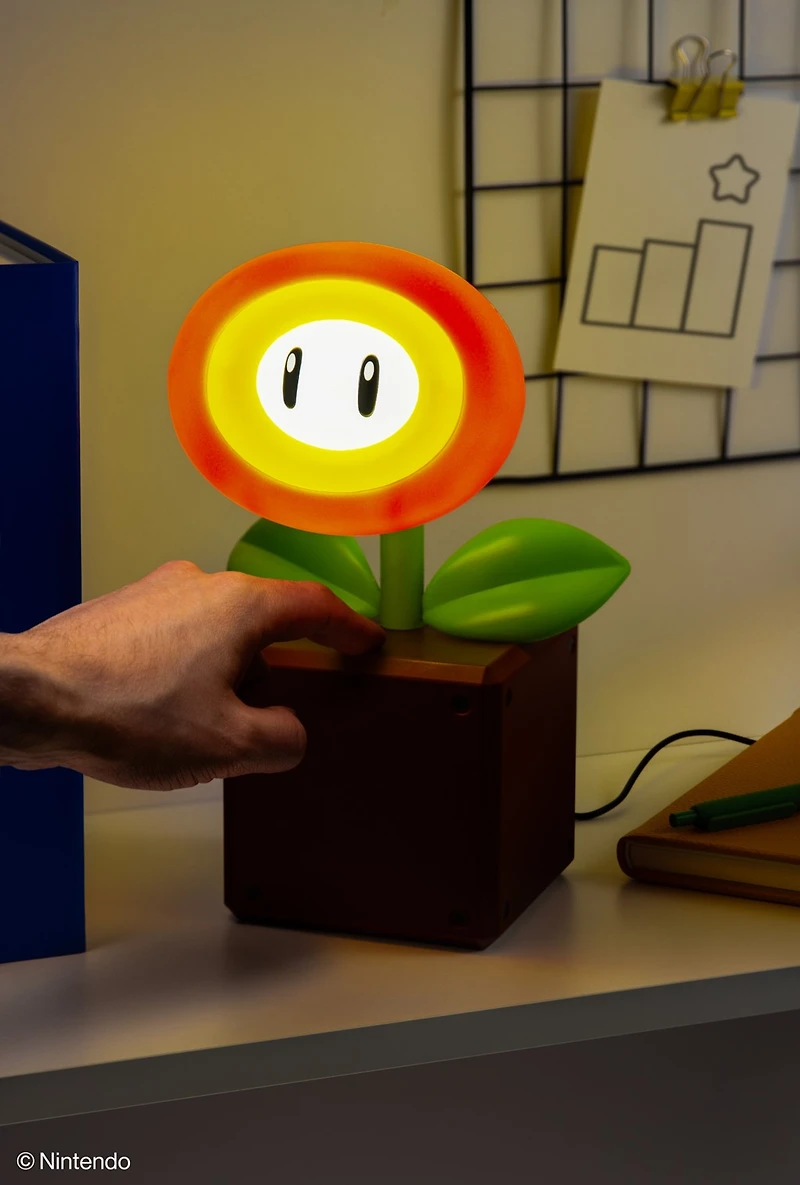 Super Mario Fire Flower Lamp 