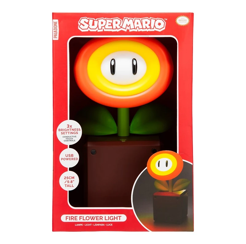 Super Mario Fire Flower Lamp 