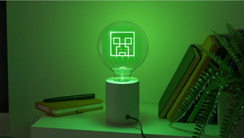 Minecraft Creeper LED Neon Light Bulb Lamp