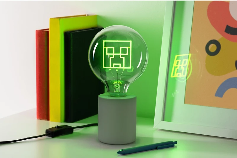 Minecraft Creeper LED Neon Light Bulb Lamp