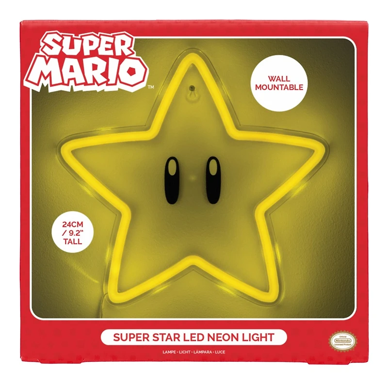 Nintendo Super Mario™ Neon Super Star Light 