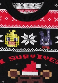 Five Nights At Freddys Black Christmas Sweater