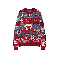 Spiderman Red and Blue Christmas Sweater