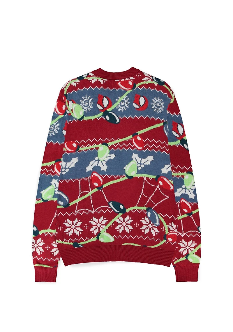 Spiderman Red and Blue Christmas Sweater