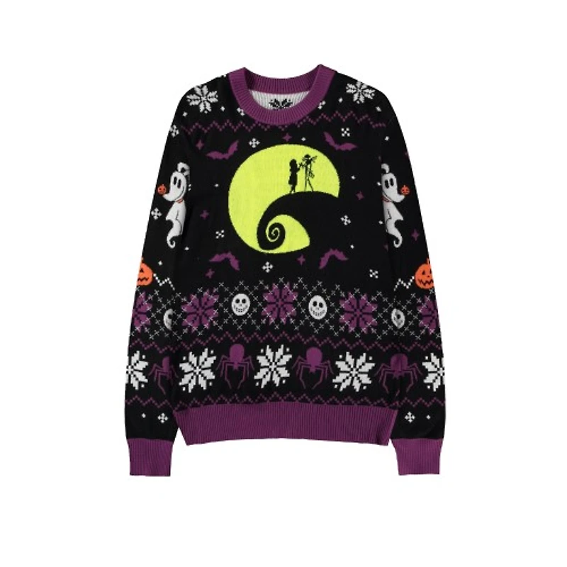 The Nightmare Before Christmas Black Christmas Sweater